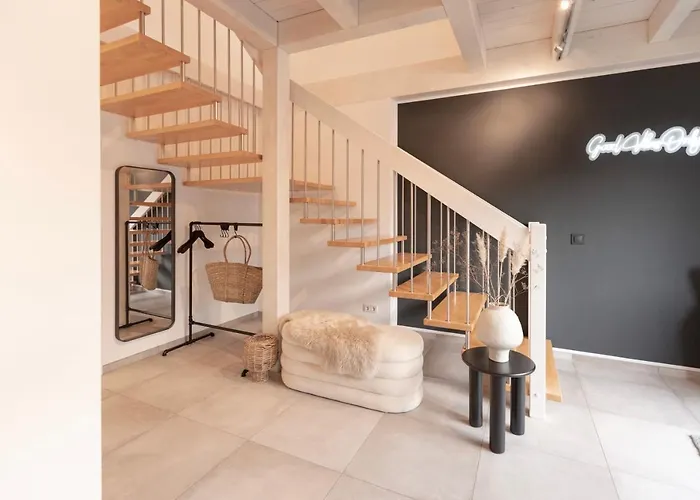 Loft19 Neu Design Luxus Maisonette Balkon Fuer 2 Personen